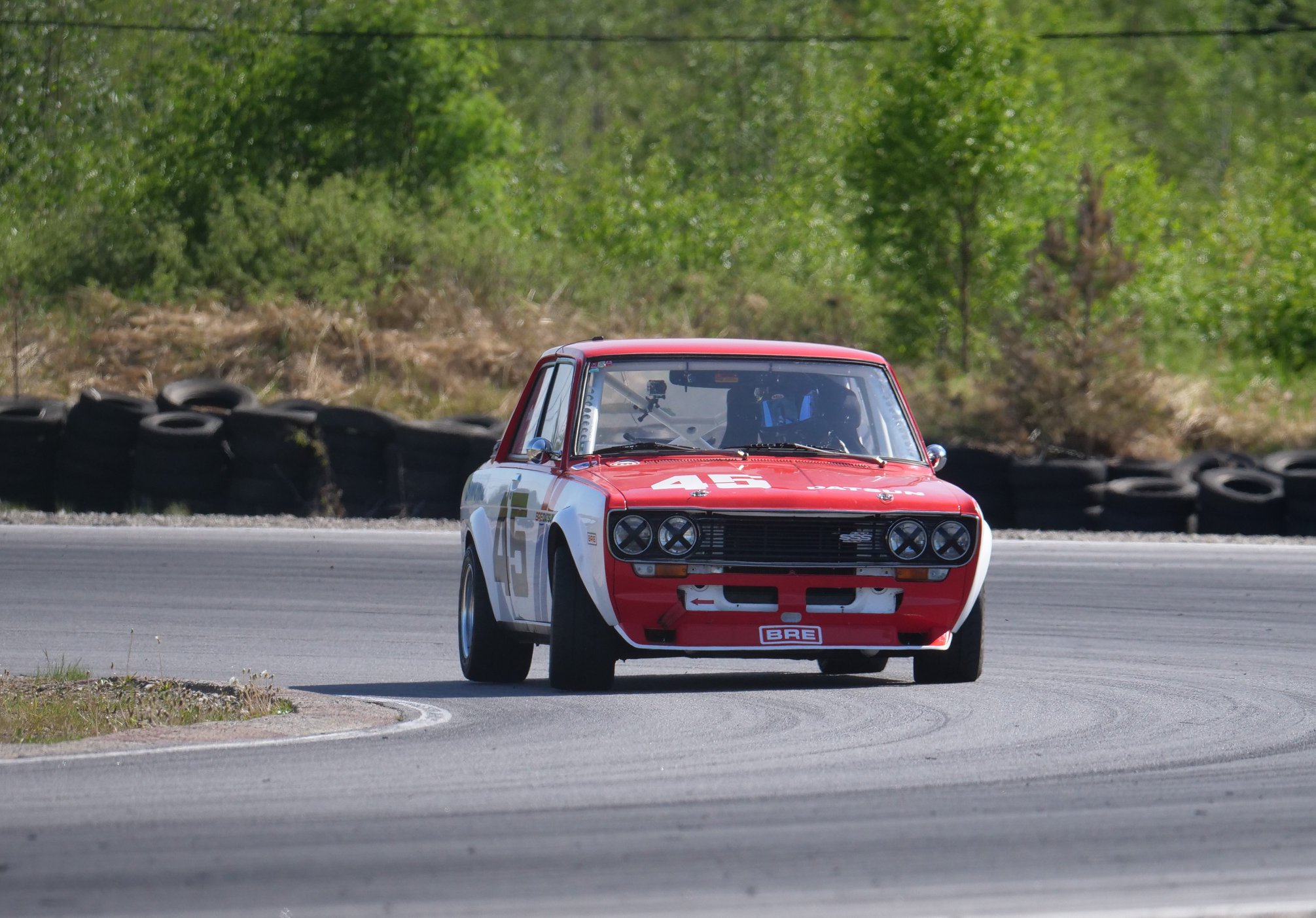 TriboDy-olier i Arvo Laitinens Datsun 1800s Historic racerbil.