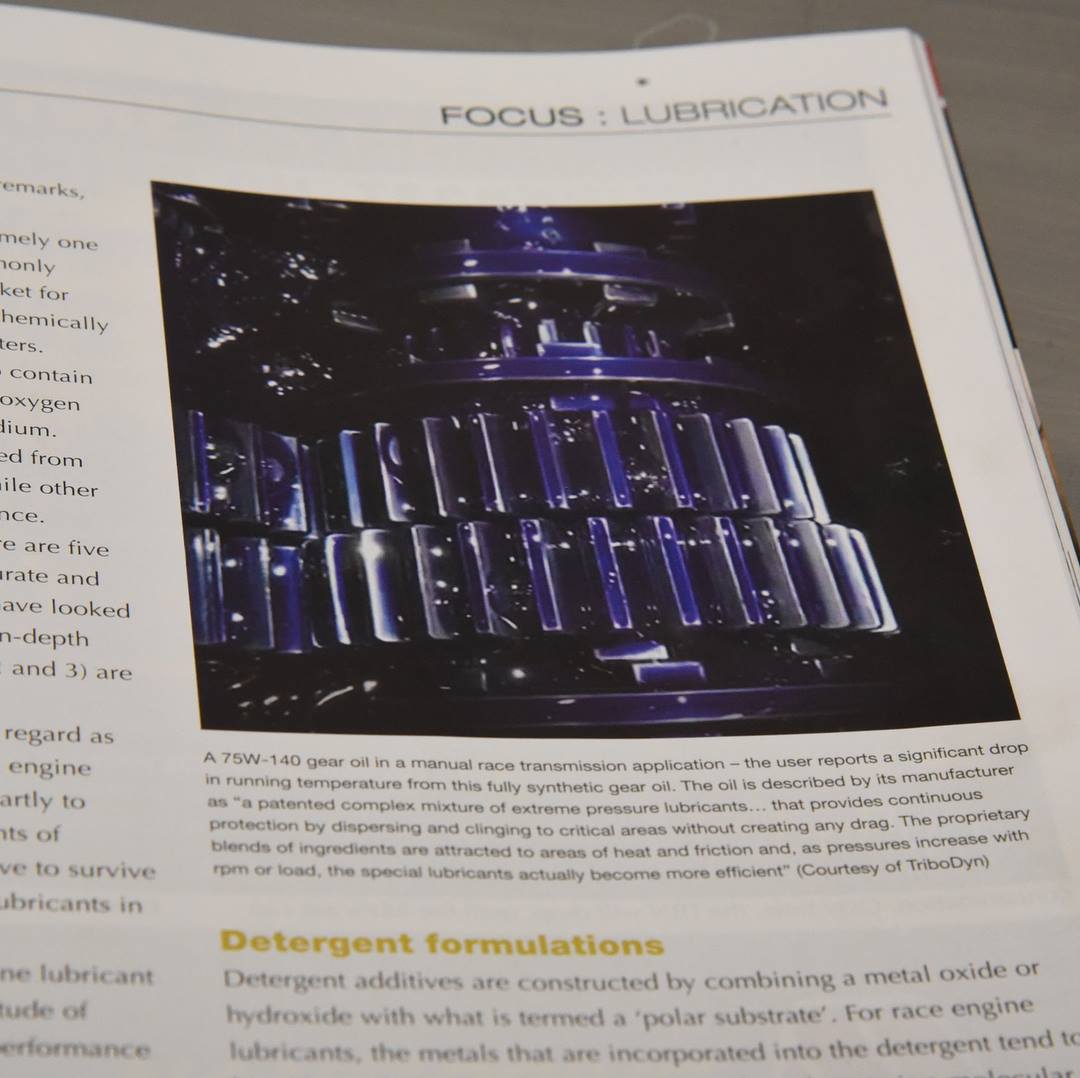 Tribody Oil Race Engine Technology Journal