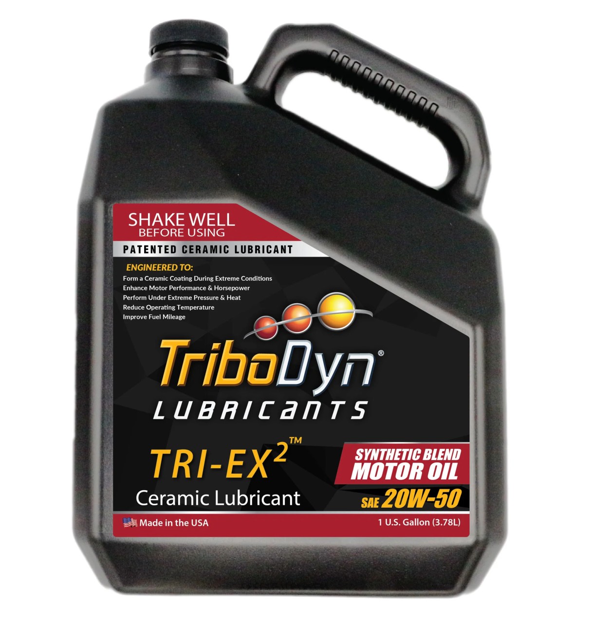 TriboDyn TRI-EX2 20W-50 Synthetic Blend Moottoriöljy (3.785 L)